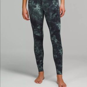 NWT lululemon Align™ High-Rise Pant 28" in Diamond Dye Silver Size 2